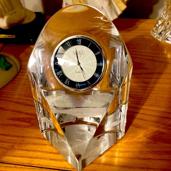Mikasa Art Mikasa Crystal Clock Poshmark